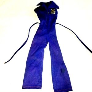 Vintage bionic woman doll clothes jumpsuit 1970s